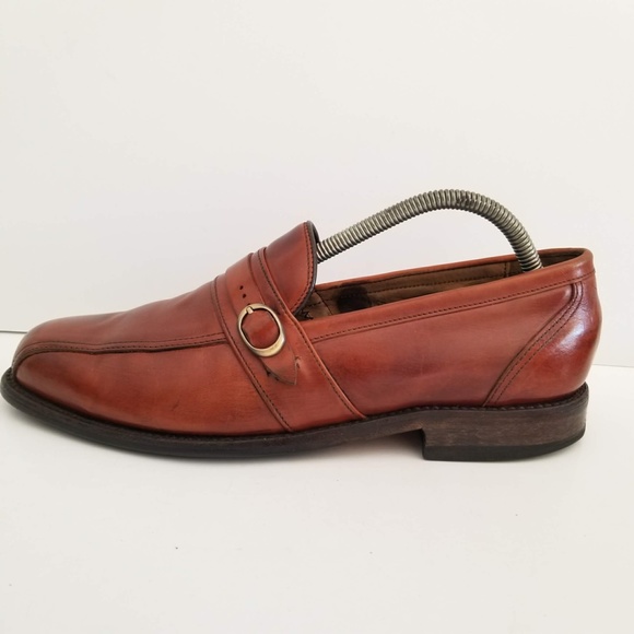 Vintage FOOTJOY Classics USA Mens Dress Shoes Brown Leather Bicycle Toe Size 9.5 main image 10